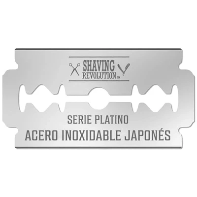Imagen de Shaving Revolution 100 Cuchillas De Afeitar Clasicas con Doble Filo Para Un Afeitado Suave, Preciso Hojas Acero Inoxidable Japonés