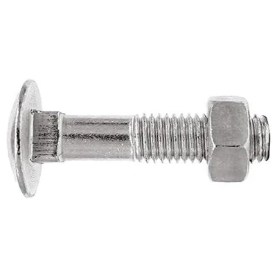 Imagen de Index Fixing Systems BZ603906050 Tornillo con Cabeza Redonda, Galvanizado, M6 x 50, Set de 4 Piezas