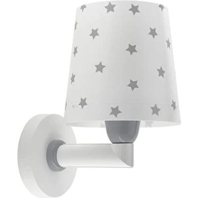 Imagen de Dalber Lámpara Aplique Infantil De Pared Star Light Estrellas Blanco, 82219B, E27
