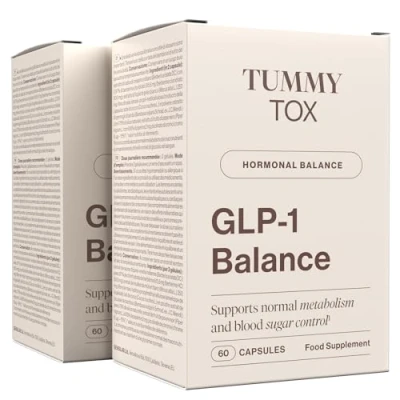 Imagen de GLP 1 con Berberina, Cromo, Pimienta Negra y Morera Blanca Metabolismo, Azúcar en Sangre 120 Cápsulas Veganas Balance de Tummy Tox