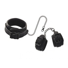 Imagen de Kit BDSM de sado Set para cuello y muñecas Fetish Submissive
