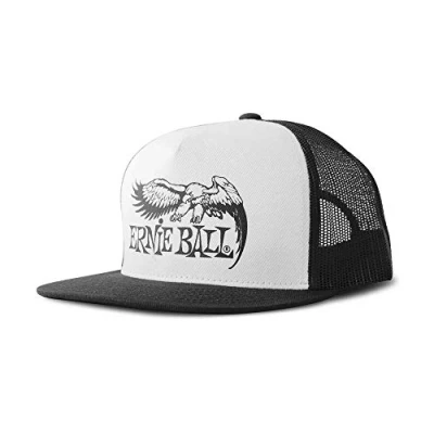 Imagen de Ernie Ball Black with White Front and Eagle Logo Hat