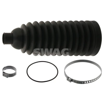 Imagen de SWAG 10 93 6775 Juego de fuelle, dirección Termoplástico Eje delantero, izquierda, derecha con abrazaderas MERCEDES BENZ: Clase ML