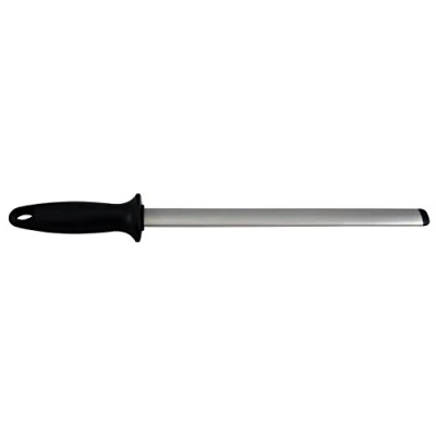 Imagen de Dinok Extra Fine Diamond afilar acero 30cm; profesional cuchillo afilador varilla, Chefs choice para perfeccionar y cuchillos de cocina carnicero