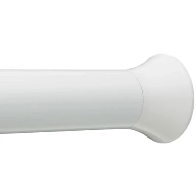 Imagen de Amazon Basics Barra de tensión para Cortina Ducha o Marco Puerta, Blanco, 61 a 91 cm