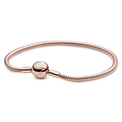 Imagen de PANDORA Pulsera 580728 17 Mujer Oro rosa Plata