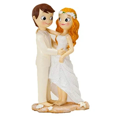 Imagen de Mopec, Figura Pastel Pop&amp;Fun Novios Descalzos en la Playa, 21 cm
