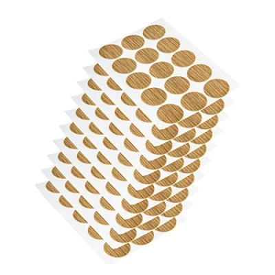 Imagen de EMUCA Tapa embellecedora Adhesiva, Ø20mm, Roble, Lote de 150