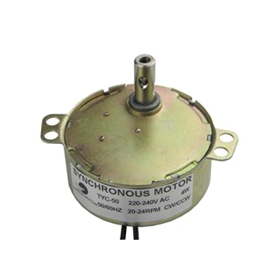 Imagen de TYC 50 Motor sincrónico 220V AC 20 24RPM CW/CCW 4W Poder Motorreductor de CA Caja engranajes la mesa giratoria para el horno microondas