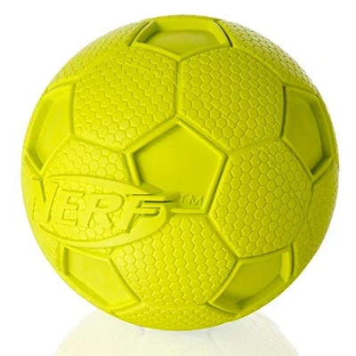 Imagen de Nerf Dog Juguete para Perros con Sonido chirriante, Color Verde o Azul, 8,2 cm