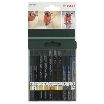 Imagen de Bosch 2 609 256 775 Juego de hojas sierra calar 10 piezas vástago en U
