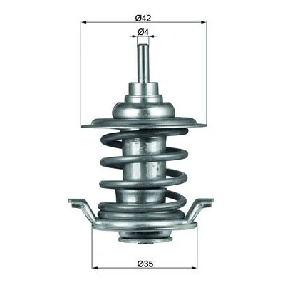Imagen de MAHLE ORIGINAL TX 59 83 Termostato, refrigerante 42 sin junta