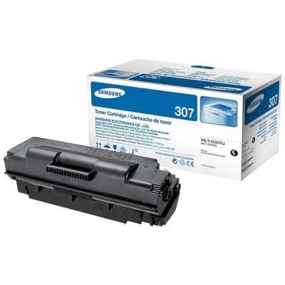Imagen de Samsung MLT D307U, SV081A, Negro, Cartucho Tóner de Alta Capacidad Original, 30.000 páginas, compatible con impresoras LaserJet ML 4510ND, 4512ND, 5010ND, 5012ND y 5015ND