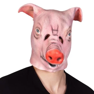 Imagen de Boland 23614 Animal Máscara, color cerdo, Talla única (Ciao Srl 23614)