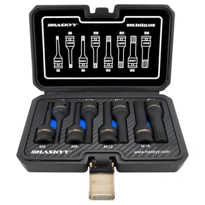 Imagen de Juego de 8 llaves vaso con puntas multidientes XZN M5 M18 12,5 mm (1/2&quot;)