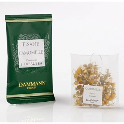 Imagen de Tisana Manzanilla DAMMANN FRÈRES 24 sobres Cristal France Camomille Infusion teabags (Fra)