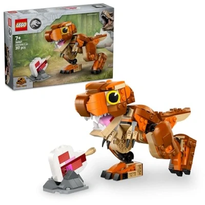 Imagen de LEGO Jurassic World Little Eatie: T. Rex Kit de Construcción Dinosaurios Juguete, Figura Articulada Dinosaurio, Regalo para Niños y Niñas 7 Años Apasionados la Paleontología 76967