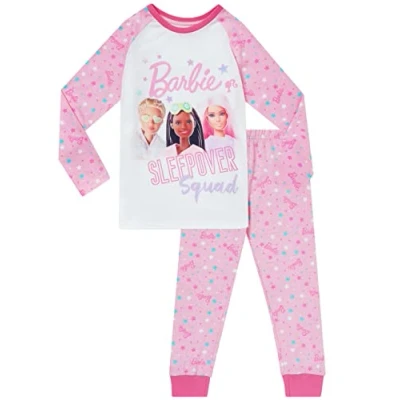 Imagen de Barbie Pijama para Niñas Rosa 5 6 años