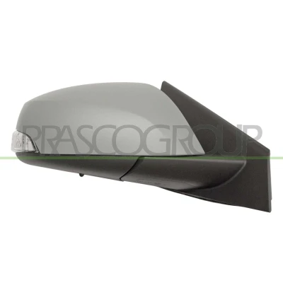 Imagen de Espejo retrovisor Prasco RN0867323 derecha imprimado eléctrico calefactable, abatible eléctricamente, tintado en azul, convexo RENAULT: LAGUNA 3