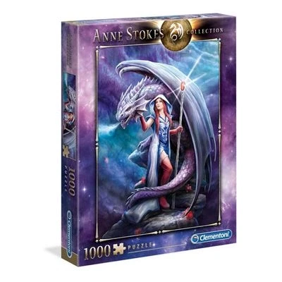 Imagen de Clementoni 39525 Puzzle 1000 Piezas Anne Stokes Dragon Mage