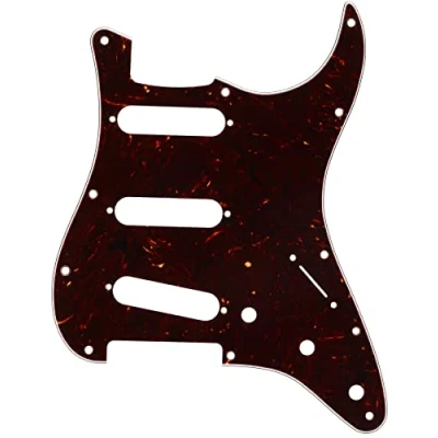 Imagen de Fender® »MODERN STYLE STRATOCASTER® S/S/S PICKGUARD 11 HOLE« Golpeador para Guitarra Eléctrica 4 capas Color: Tortoise