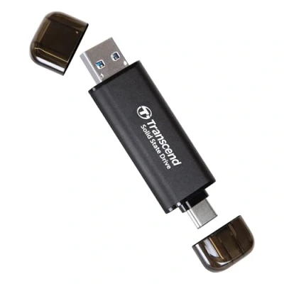 Imagen de Transcend SSD Externo de 256 GB ESD310C USB 10Gbps, Negro