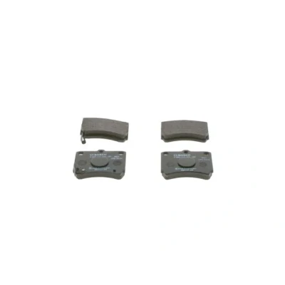 Imagen de BOSCH 0 986 493 550 Juego de pastillas freno Low Metallic con avisador acústico desgaste KIA: Pride Hatchback