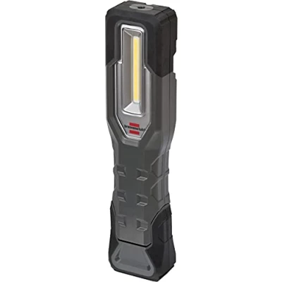Imagen de Brennenstuhl linterna de trabajo LED A pilas HL 1000 IP54 / lámpara para exteriores con COB (1000+200lm, hasta 24h duración la luz, imanes y gancho, interfaz carga USB C)