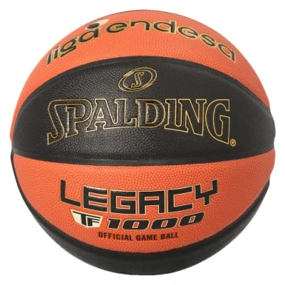 Imagen de Spalding TF 1000 Legacy Balón Baloncesto Size 7 Aprobada por ACB Material ZK Composite Indoor y Outdoor Anti Deslizante Excelente Agarre