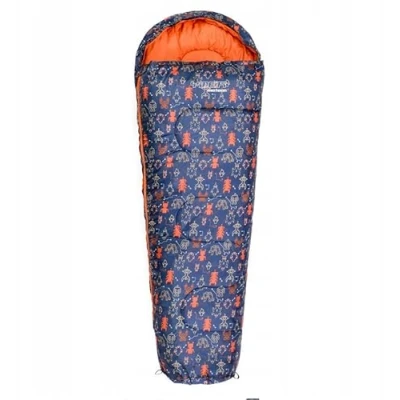 Imagen de meteor Saco Dormir Tipo Momia con Capucha para Niños en Viaje Camping Funda vivac Festival Hotel Portátil Mochila YMER ((130 + 25) x 60/40 cm, Robot)
