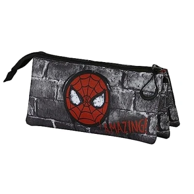 Imagen de Marvel Spiderman Amazing Portatodo Triple FAN 2.0, Multicolor, 23 x 11 cm