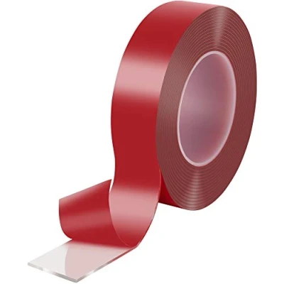 Imagen de POPPSTAR Cinta doble cara transparente de acrílico (5 m x 38 mm 2 mm) adhesiva acrilica