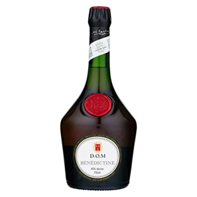 Imagen de Bénédictine D.O.M. French Liqueur, 40 % vol., 70 cl / 700 ml, Licor francés elaborado con una receta secreta de 27 hierbas, especias y raíces tradicionales, notas miel, cítricos almendras dulces