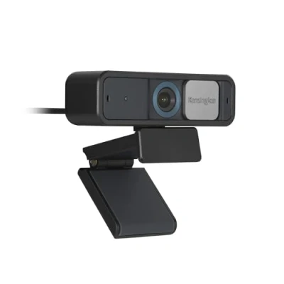 Imagen de Kensington Webcam W2050 Pro 1080p con Enfoque Automático, Alimentación USB, 2 Micrófonos de Eliminación Ruido, Lente Zoom y HD, Cámara digital para Teletrabajo (K81176WW)