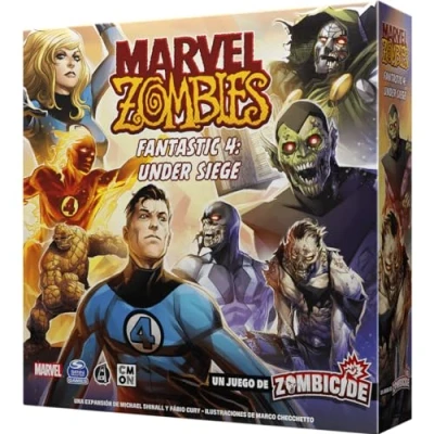 Imagen de CMON Marvel Zombies: Fantastic 4 Under Siege Expansión Juego De Mesa Cooperativo en el Apocalipsis Zombi a Partir 14 Años 1 6 Jugadores 60 Minutos por Partida Español