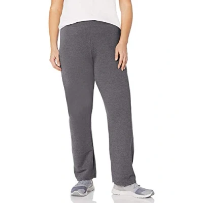 Imagen de Just My Size pantalón de deporte para mujer con forro polar, tallas grandes. Gris