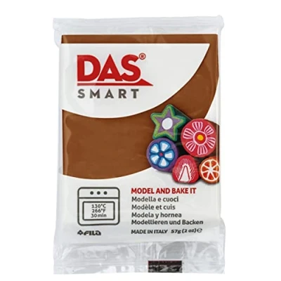 Imagen de DAS Smart, Pasta para modelar que se endurece al horno, 57g, Bronce metálico