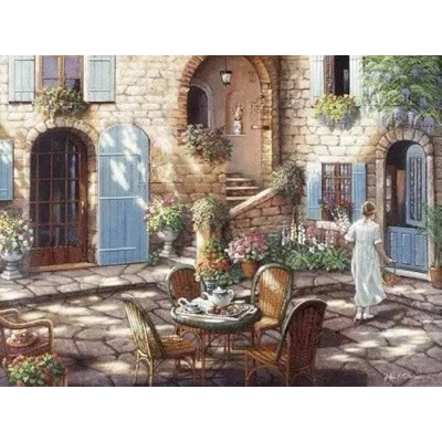 Imagen de in The Morning Breeze kit de punto cruz algodón súper grande, 14 unidades, 400 x 300 puntos, 72 54 cm,