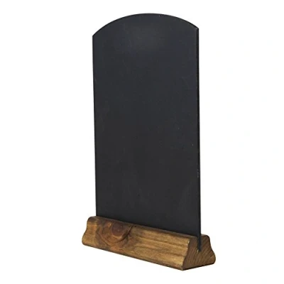 Imagen de Chalkboards UK Pizarras con plinto, Madera, Color de Madera rústica, 31 x 21 4 cm