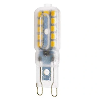Imagen de bombillas LED G9, 3 W, repuesto para halógenas de 30 luz blanca cálida, 280 lm, CA 220 240 V, 1 unidad.