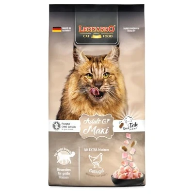 Imagen de Leonardo Adult GF Maxi [7,5 kg] Alimento para Gatos seco sin Cereales Completo Razas de Grandes a Partir 1 año Edad