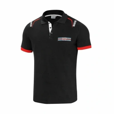 Imagen de Sparco 01276MRNR3L POLO MARTINI R TALLA L NEGRO