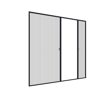 Imagen de Windhager Plisada Expert, mosquitera Marco de Aluminio para Puertas, acortable Individualmente, 240 x cm, Antracita, 03958
