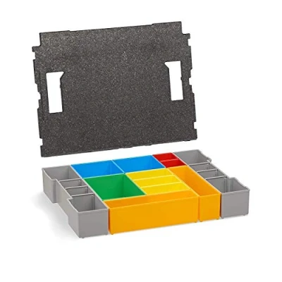Imagen de Juego de Cajitas Piezas Sistema Ordenación con Cubierta Acolchada para Bosch Sortimo L BOXX 102 También Apto Die Neue G4 Modelo 102, H3