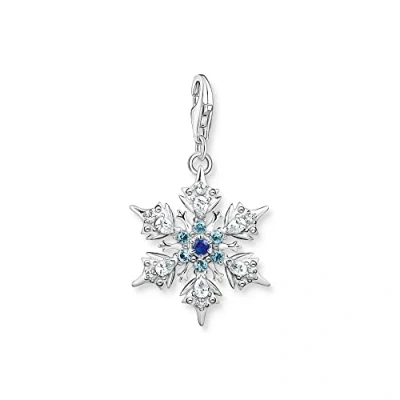 Imagen de Thomas Sabo Colgante de Copo Nieve, Nieve con Piedras Azules