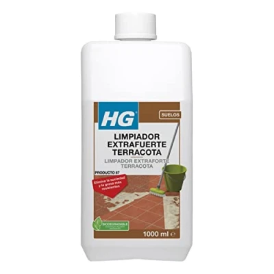 Imagen de HG Limpiador Profesional Para Terrracota, Concentrado Eliminar Manchas de Grasa, Abrillantador, Suciedad Incrustada, Todo Tipo Suelos, 1 litro (194100130)