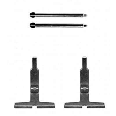 Imagen de HELLA 8DZ 355 204 061 Kit de accesorios, pastillas frenos MERCEDES BENZ: Clase C Berlina, CLK Coupé, Coupé