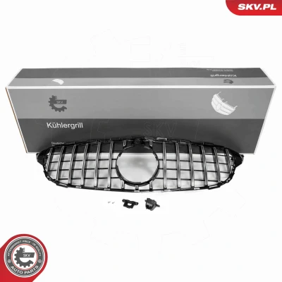 Imagen de ESEN SKV 66SKV527 Parrilla plata con cámara MERCEDES BENZ: Clase C Cabrio, Sedán, Coupé