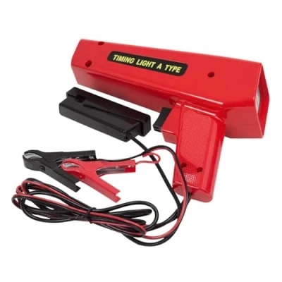 Imagen de HOMCOM Pistola Estroboscopica 12V Motor Gasolina Lámpara Xenon Punto De Encendido Color Rojo