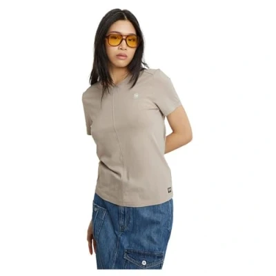 Imagen de G STAR RAW Front Seam R T Wmn Camiseta, Gris (Brick D24499 4107 150), S para Mujer